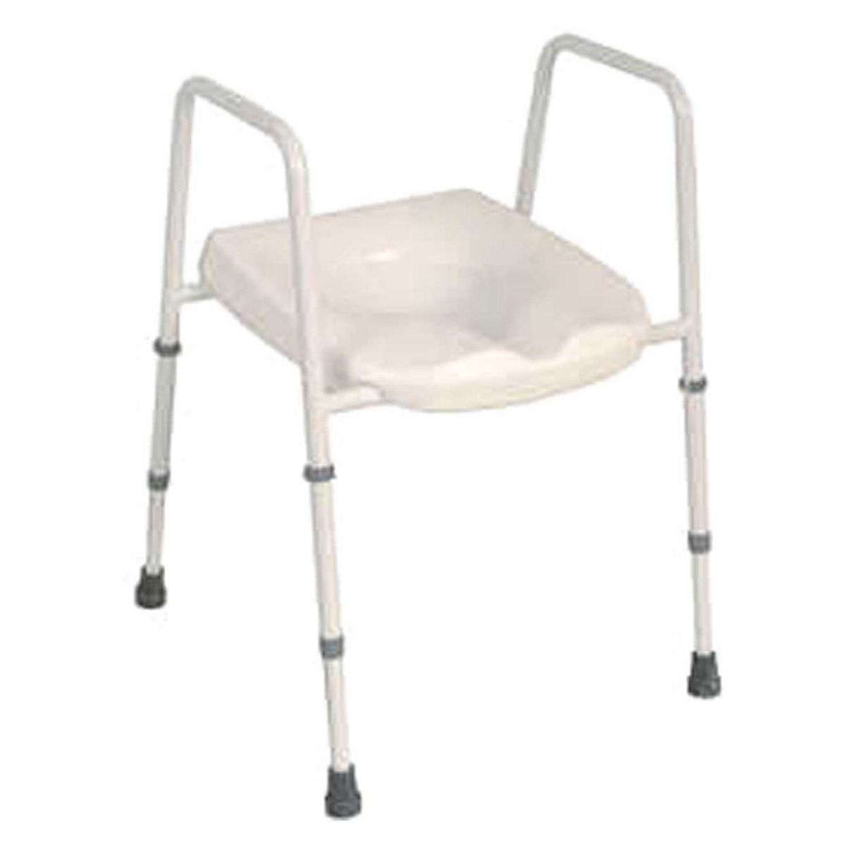 NRS Healthcare Mowbray Toilet Seat & Frame - 510mm (20 inches) Width Between Arms GOODS Boots   