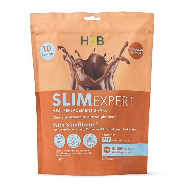 Holland &amp; Barrett SlimExpert Meal Replacement Shake Vanilla Flavour 520g