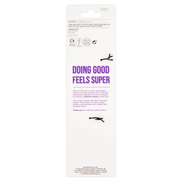 Superdrug Detangling Comb GOODS Superdrug   