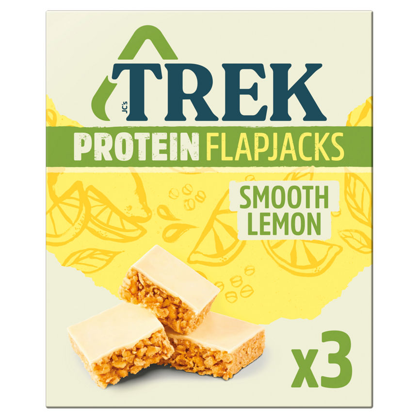 Trek Smooth Lemon Protein Flapjack