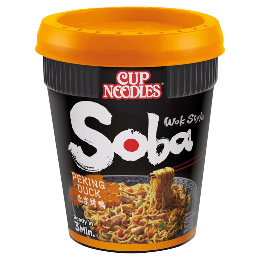 Nissin Soba Peking Duck Wok Style Instant Cup Noodles Pot 87g