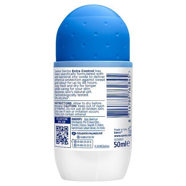 Sanex Extra Dry Anti-Perspirant Roll On 50ml