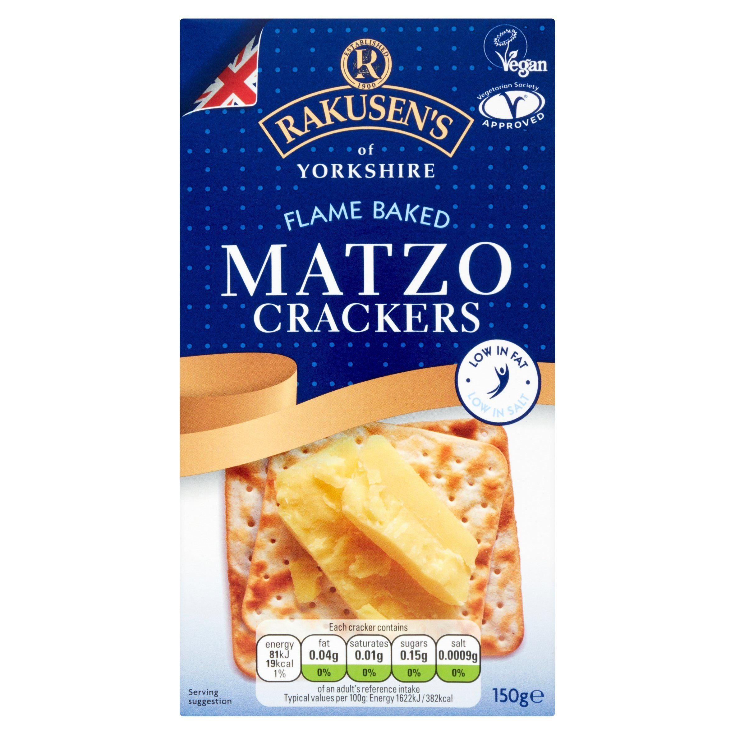 Rakusen's Matzos Crackers 150g Crackers Sainsburys   