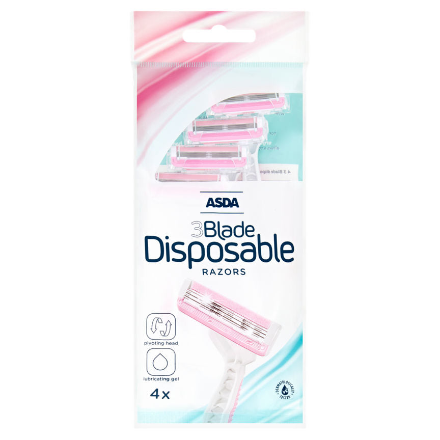 ASDA 3 Blade Disposable Razors