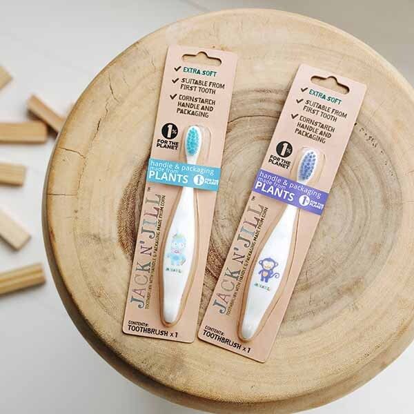 Jack N' Jill Kids Biodegradable Toothbrush Monkey