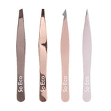 So Eco 4 Piece Tweezer Set - Rose Gold GOODS Superdrug   