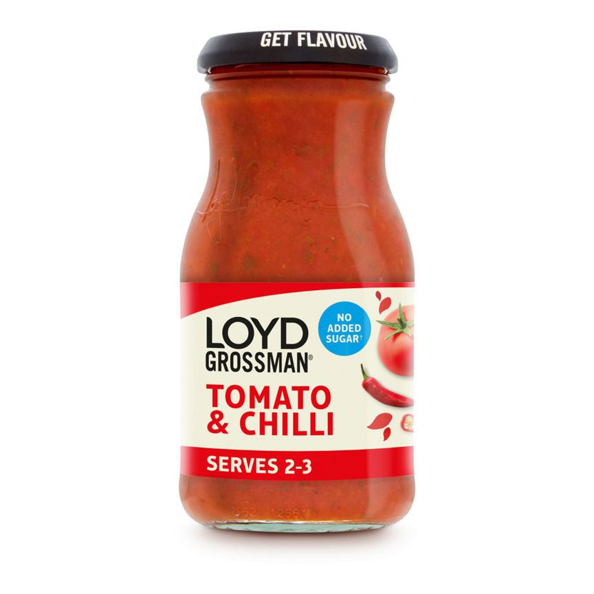 Loyd Grossman No Added Sugar Tomato & Chilli Pasta Sauce GOODS ASDA   