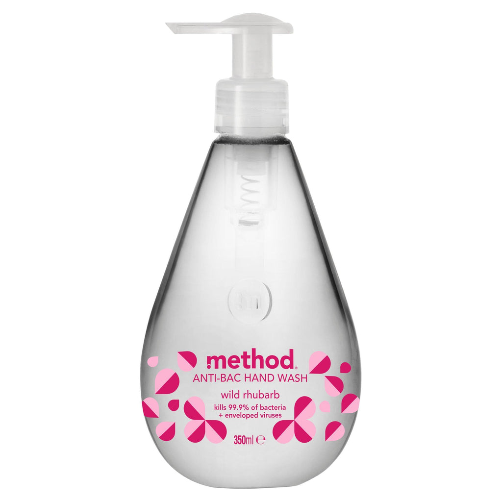 Method Anti Bacterial Wild Rhubarb Gel Hand Wash 350ml