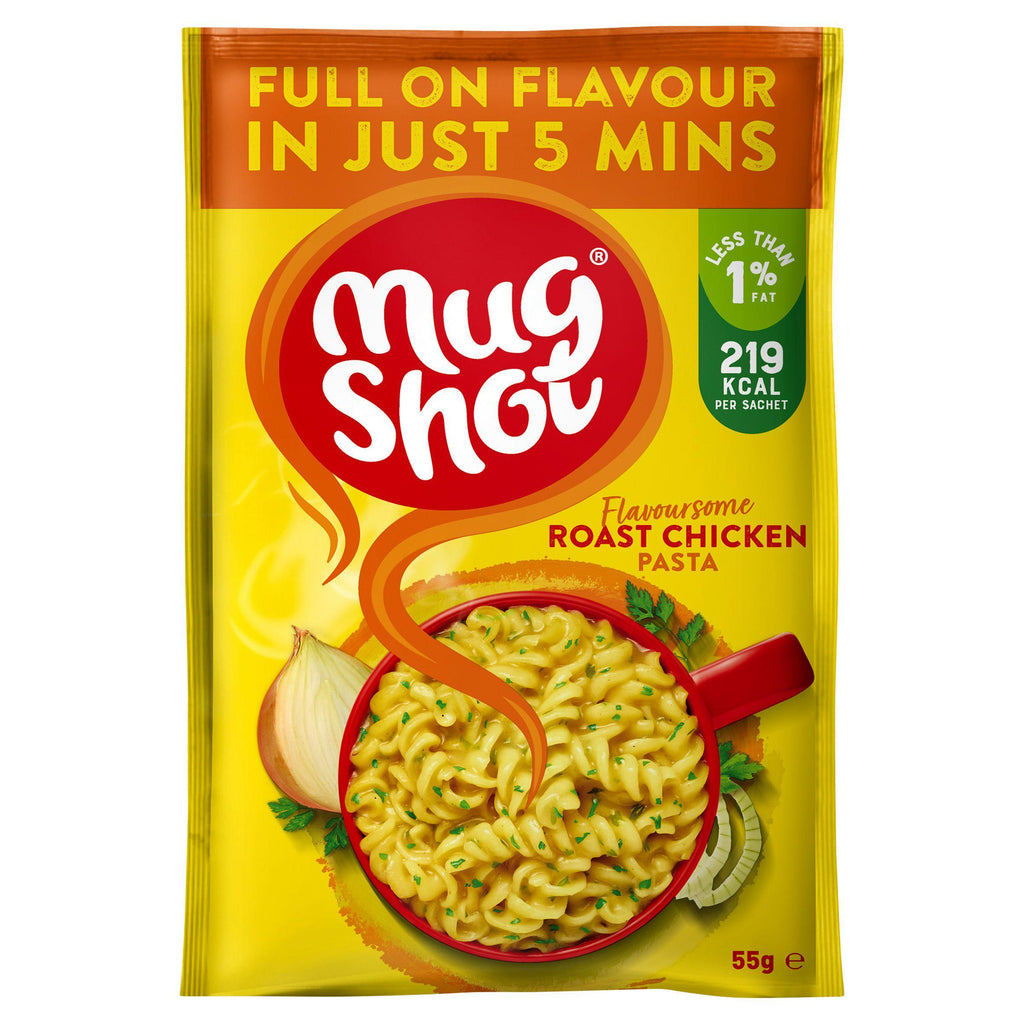 Mug Shot Pasta Roast Chicken Soup 55g