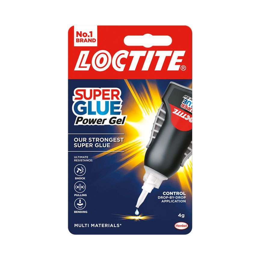 Loctite Loctite Power Gel Control Super Glue 4g DIY ASDA   