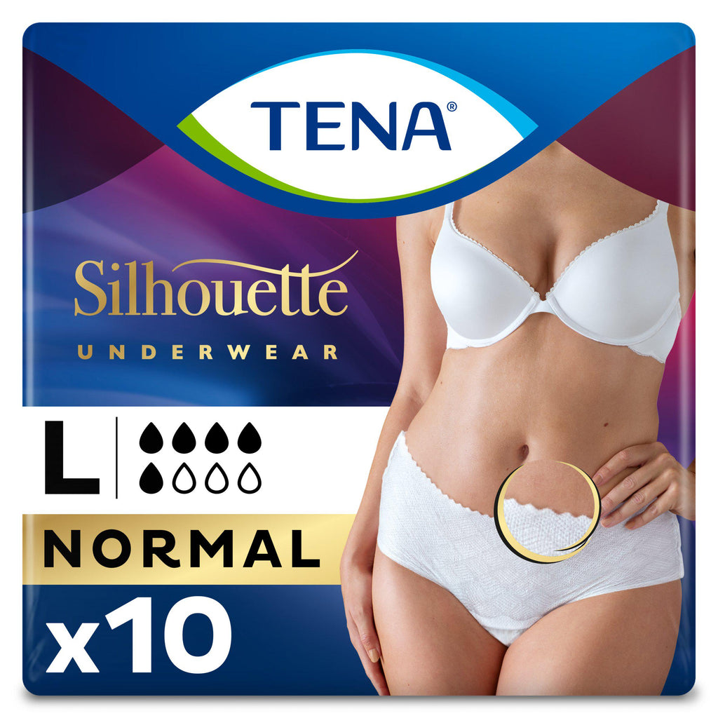 TENA Lady Silhouette Incontinence Pants Normal Large x10