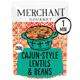 Merchant Gourmet Spicy Cajun Style Lentils & Red Kidney Beans 250g Vegetables Sainsburys   