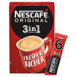 Nescafe Original 3in1 6x17g (102g) All coffee Sainsburys   