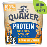 Quaker Protein Golden Syrup Porridge Pot 63g GOODS ASDA   