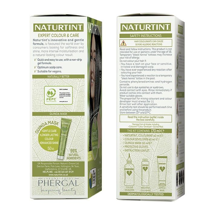 Naturtint Permanent Hair Colour 4N (Natural Chestnut) GOODS Holland&Barrett   