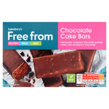 Sainsbury's Free From Chocolate Cake Bars x4 freefrom Sainsburys   