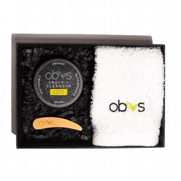 Obvs Skincare Organic Cleanser Vitamin Boost Gift Set