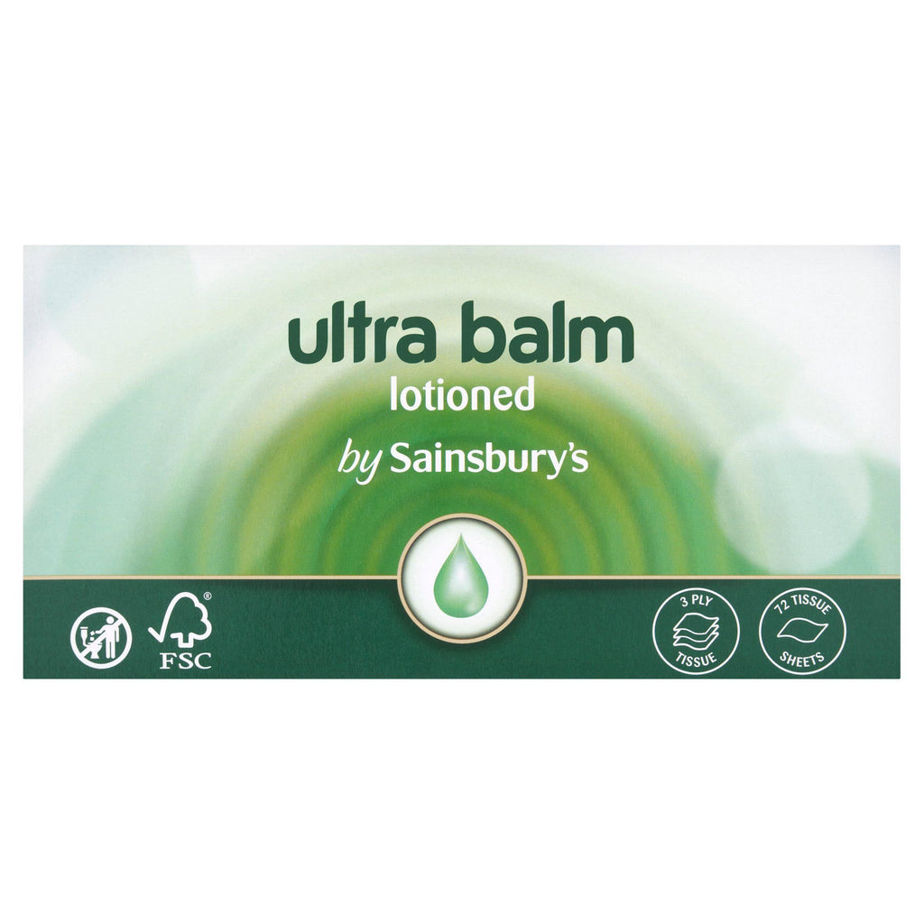 Sainsbury's Ultra Balm Lotioned Tissue Sheets