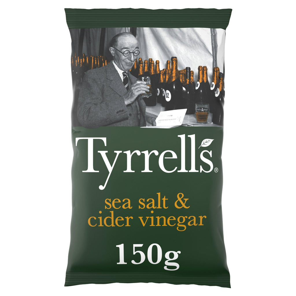 Tyrrells Cider Vinegar & Salt Sharing Crisps 150g