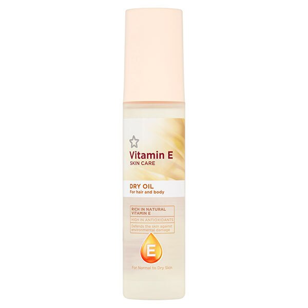 Superdrug Vitamin E Hair and Body Oil 75ml