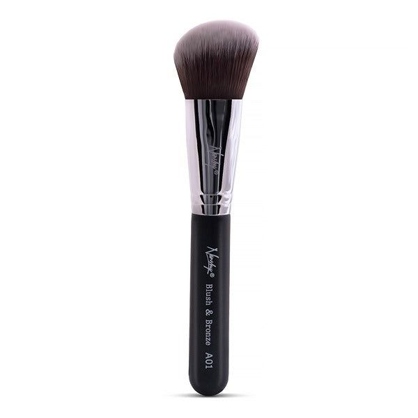 Nanshy Blush & Bronze Kabuki Makeup Brush (Onyx Black)