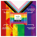 Simple Pride Limited Edition Biodegradable Cleansing wipes GOODS Superdrug   