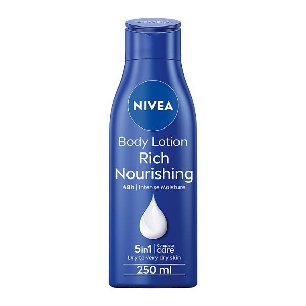 NIVEA Rich Nourishing Body Lotion for Dry Skin  250ml GOODS Superdrug   