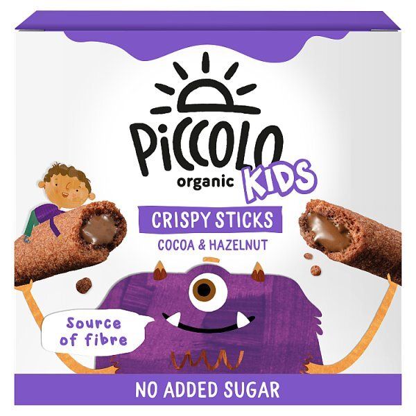 Piccolo Organic Cocoa & Hazelnut Crispy Sticks Kids 5X25g