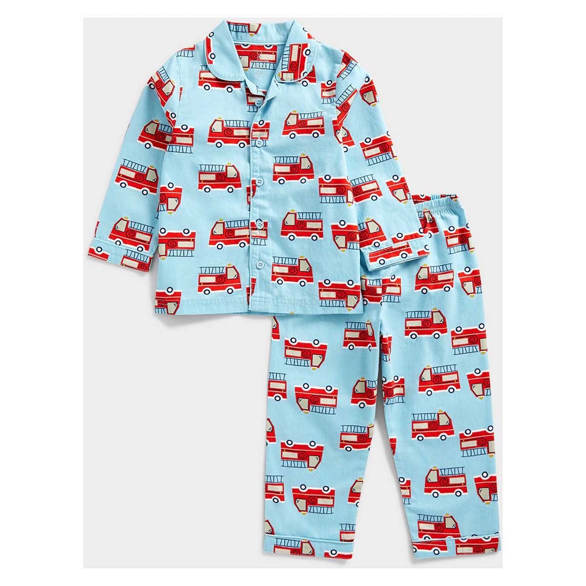 Mothercare Fire Truck Woven Pyjamas GOODS Boots   