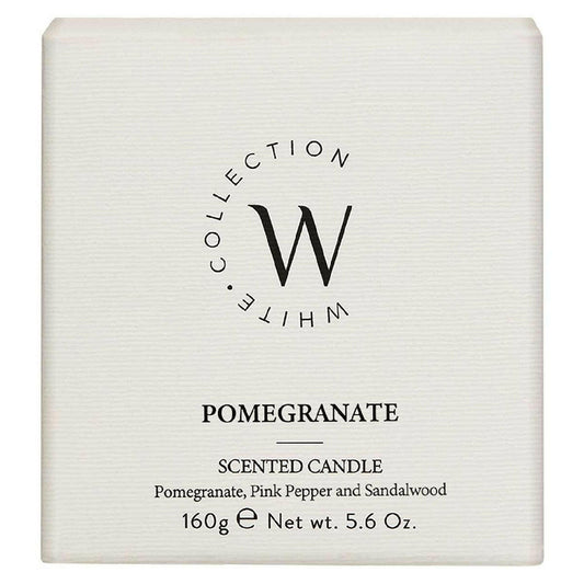 The White Collection Pomegranate Candle 160g