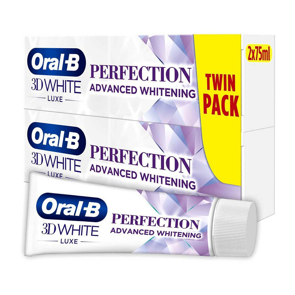 Oral-B 3DWhite Luxe Perfection Toothpaste 2x75ml