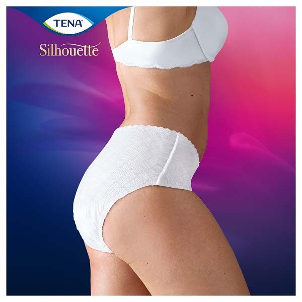 TENA Silhouette Incontinence Pants Low Waist Normal Size Medium 12 Pack