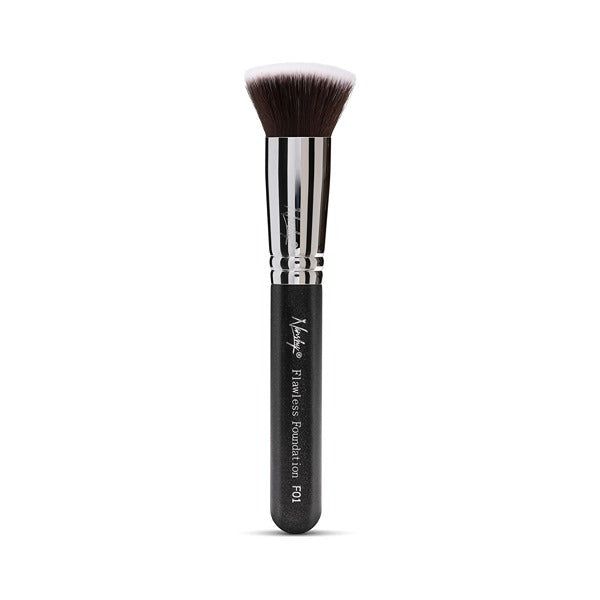 Nanshy Flawless Flat Top Kabuki Foundation Brush (Black) GOODS Superdrug   