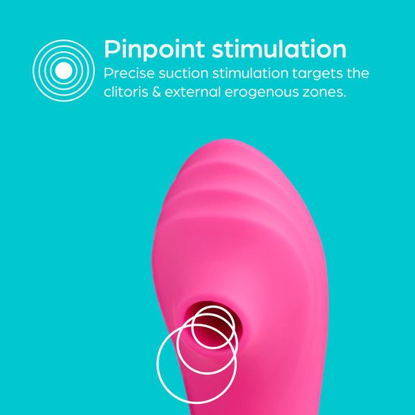 So Divine Pearl Vibe G-spot Suction Stimulator Pink