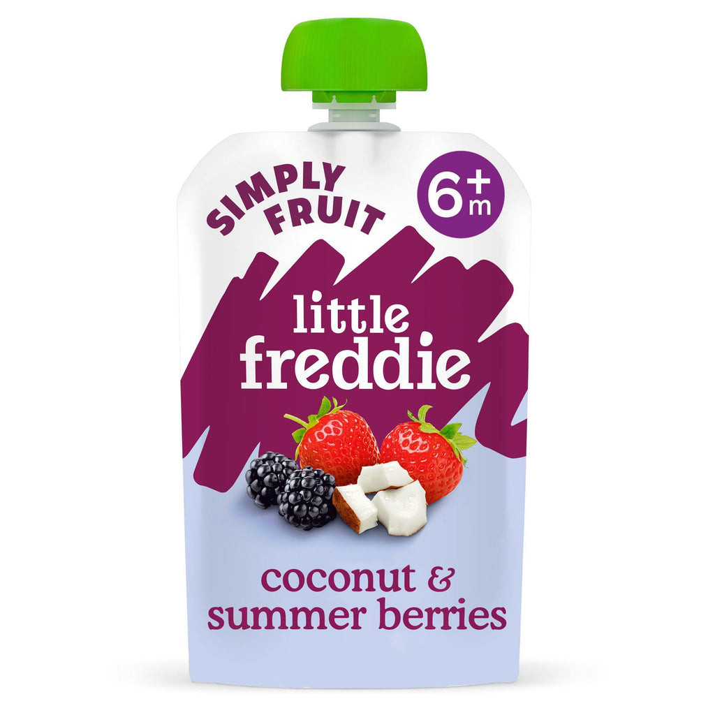 Little Freddie Organic Coconut & Summer Berries Smooth Stage 1 +6m 100g