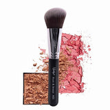 Nanshy Blush & Bronze Kabuki Makeup Brush (Onyx Black) GOODS Superdrug   