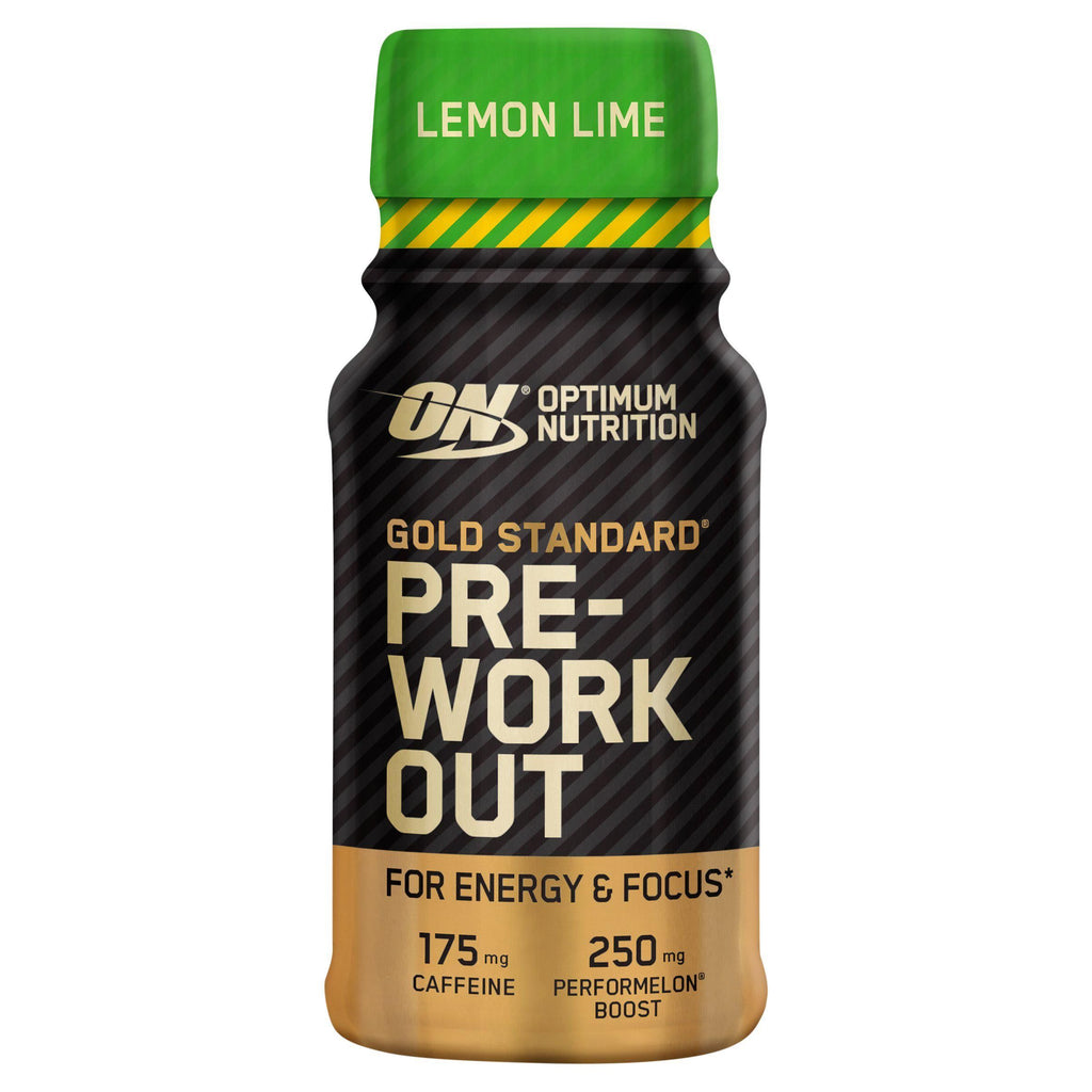 Optimum Nutrition Gold Standard Pre Workout Energy Shot Lemon Lime Flavour single serve 60ml