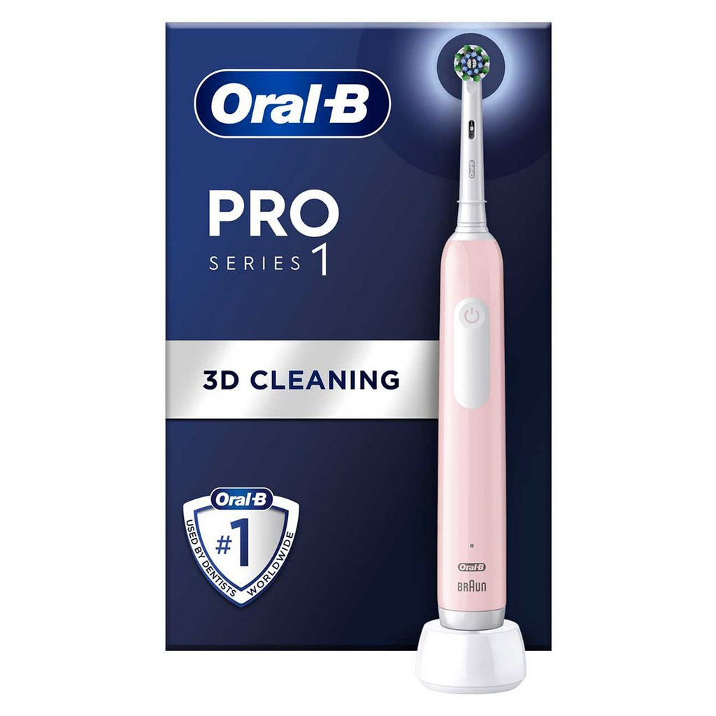 Oral-B Pro 1 Cross Action Electric Toothbrush - Pink