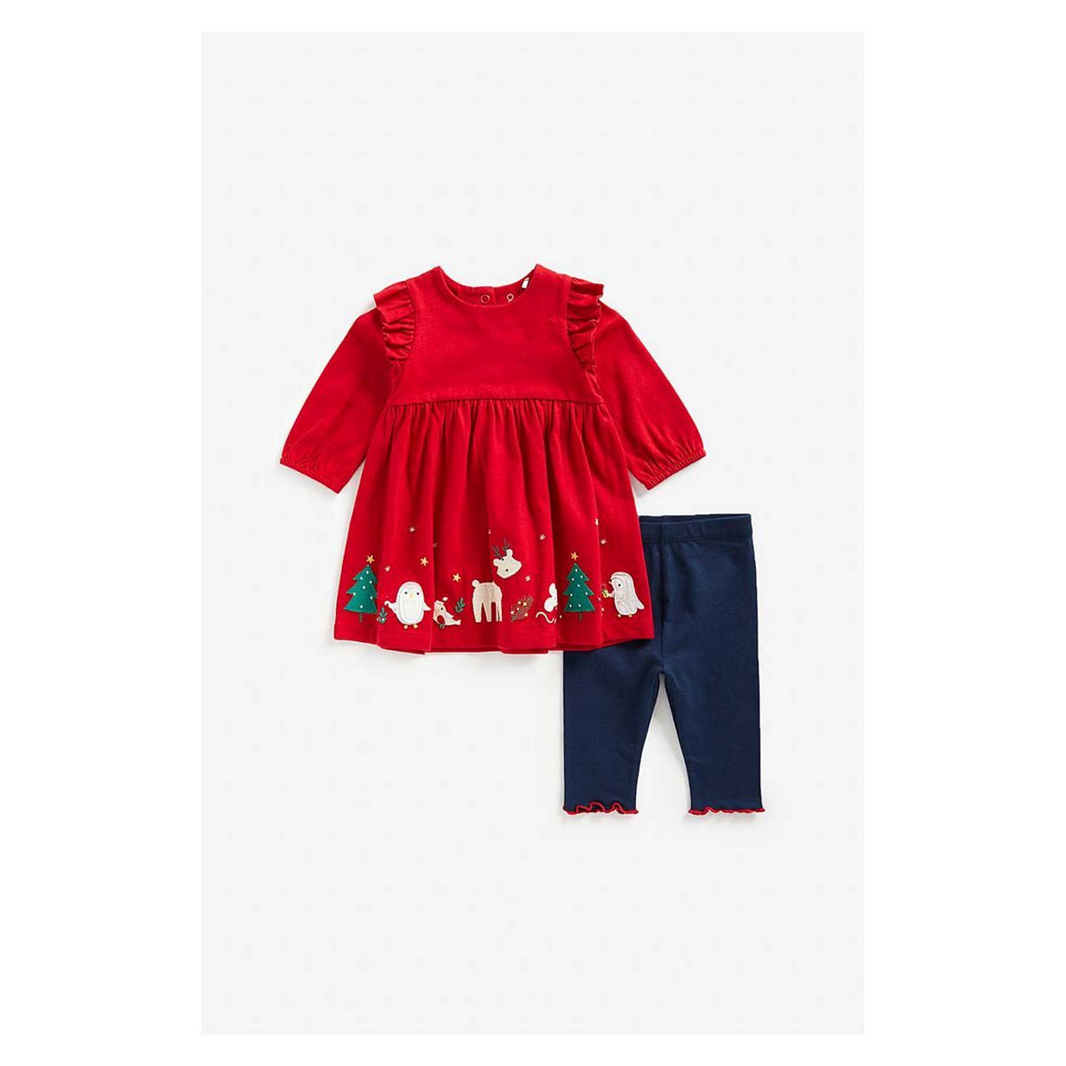 Mothercare Festive Dress and Leggings Set GOODS Boots   