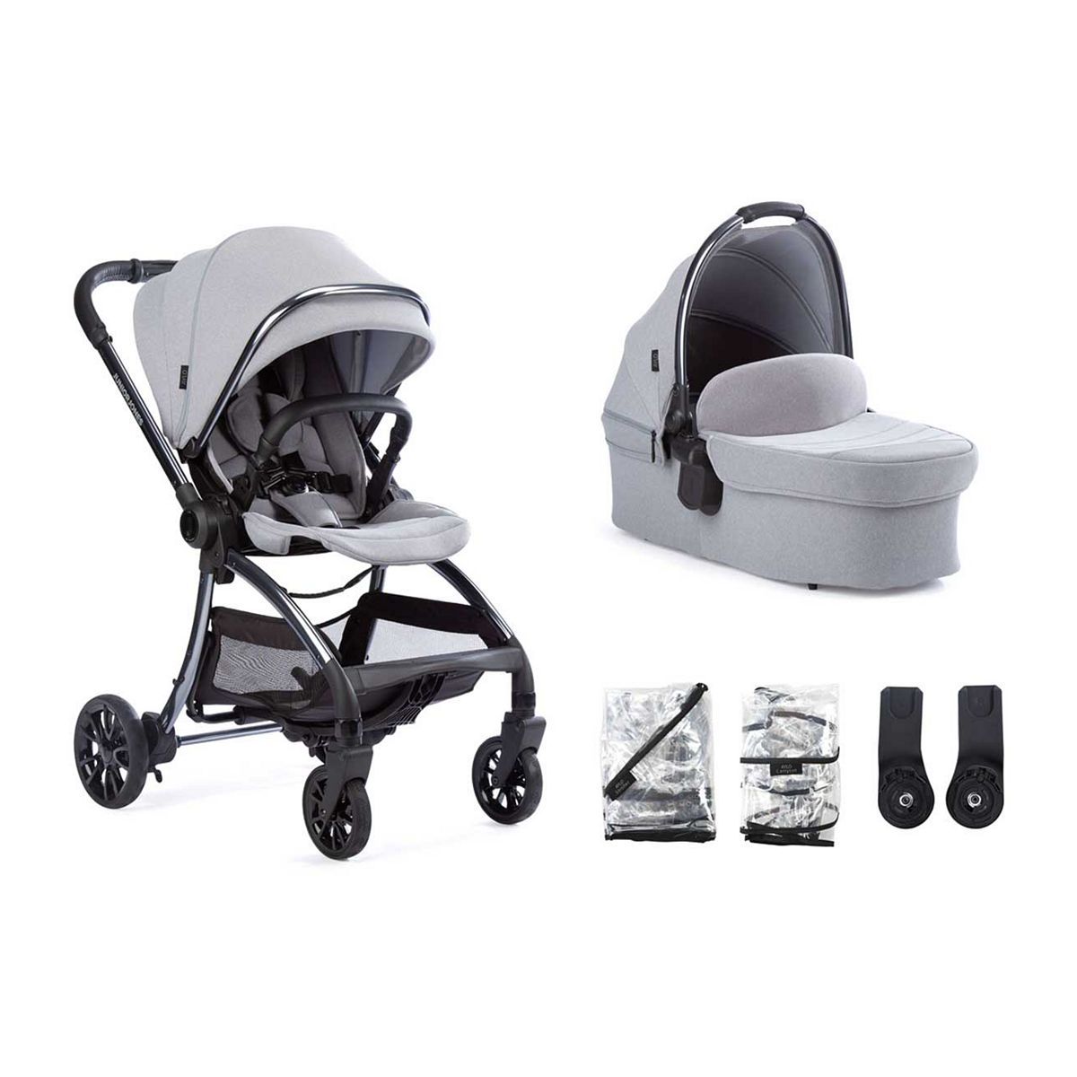 Junior Jones Aylo Stroller Bundle &ndash; Pebble Grey