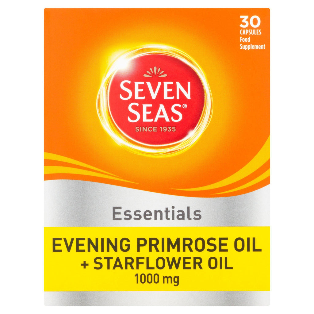 Seven Seas Essentials Evening Primrose Oil + Starflower Oil Capsules x30 1000mg