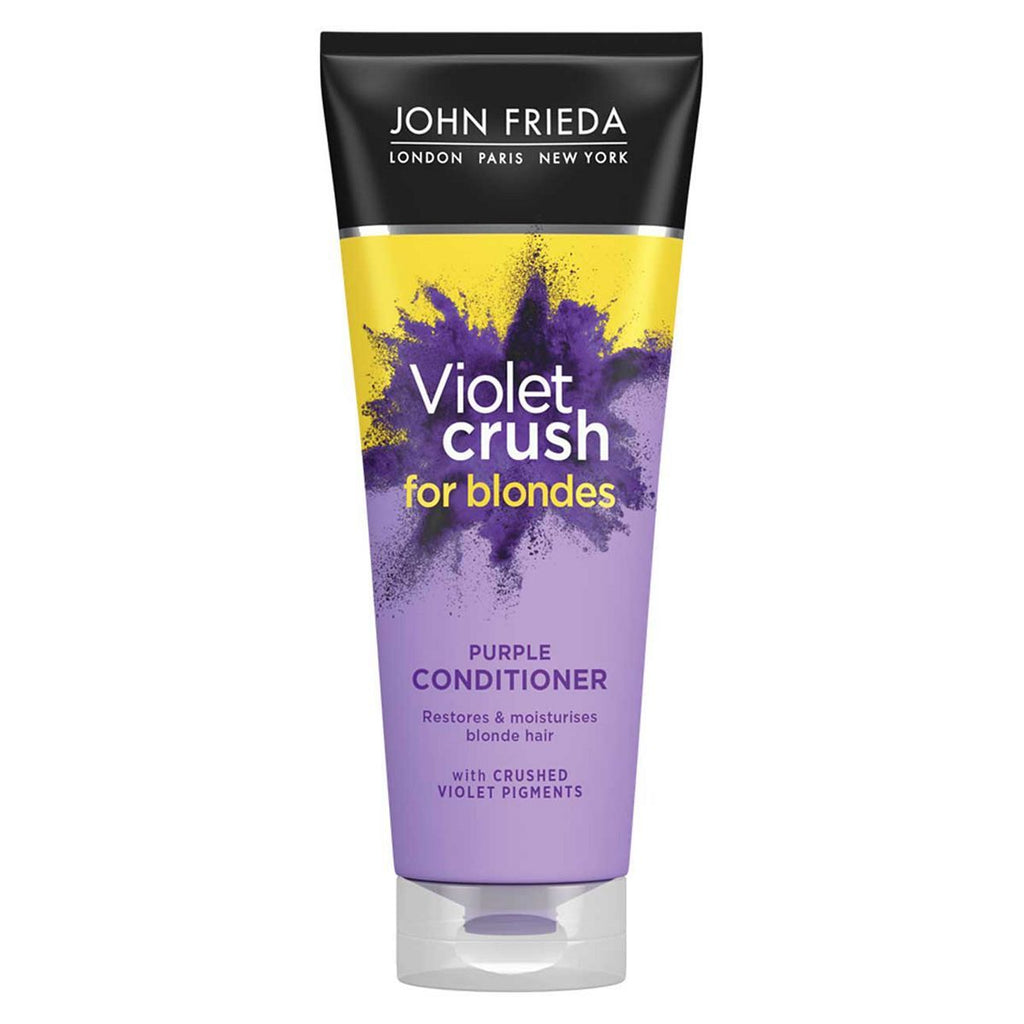 John Frieda Violet Crush Purple Conditioner 250ml for Brassy, Blonde Hair