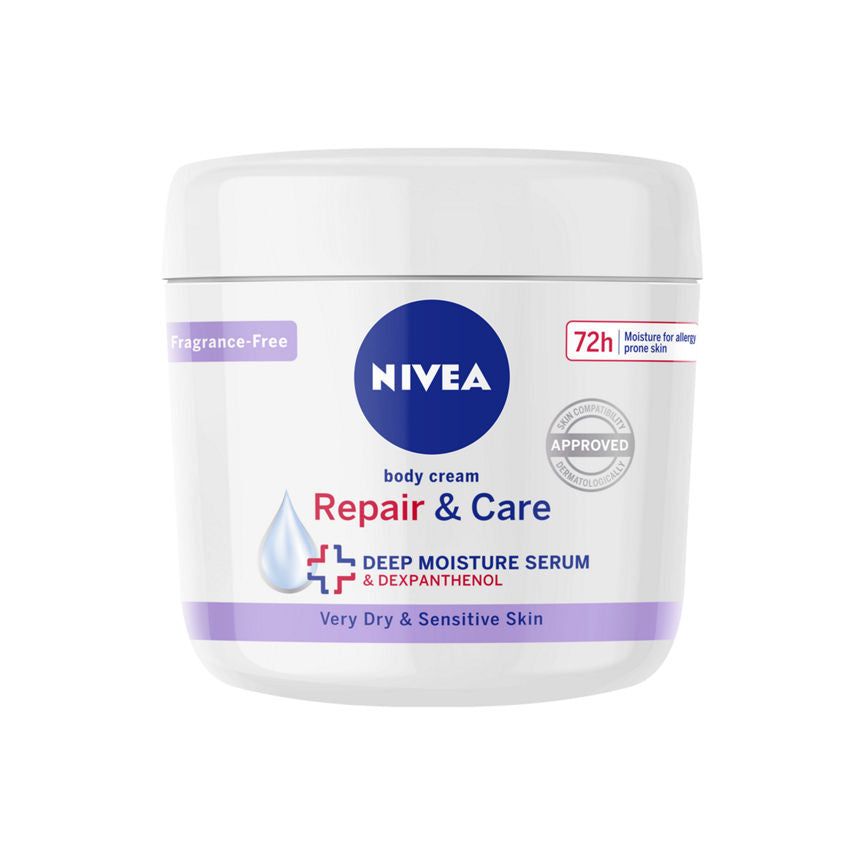 Nivea Repair & Care Fragrance Free Body Lotion