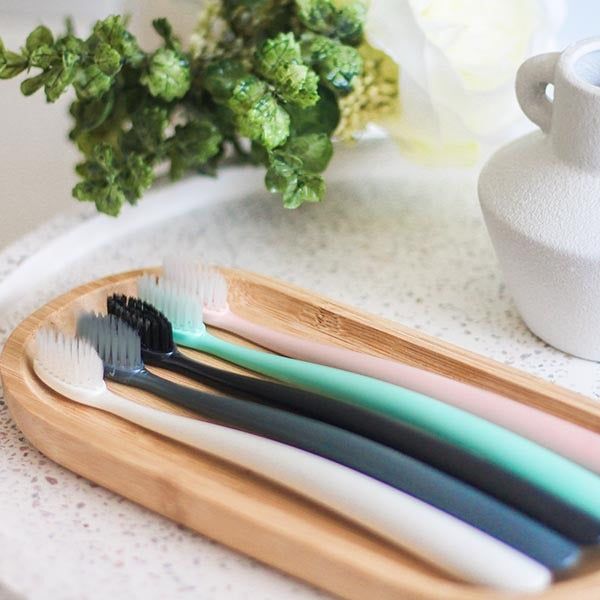 NFco Biodegradable Toothbrush Single Pastel (Assorted)