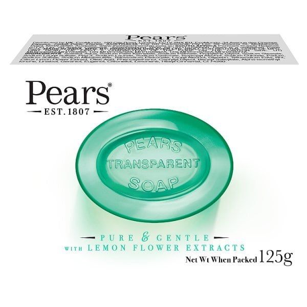 Pear Transparent Bar Soap with Lemon Flower Extracts 125g GOODS Superdrug   