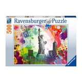 Ravensburger New York Postcard 500 Piece Jigsaw GOODS Boots   