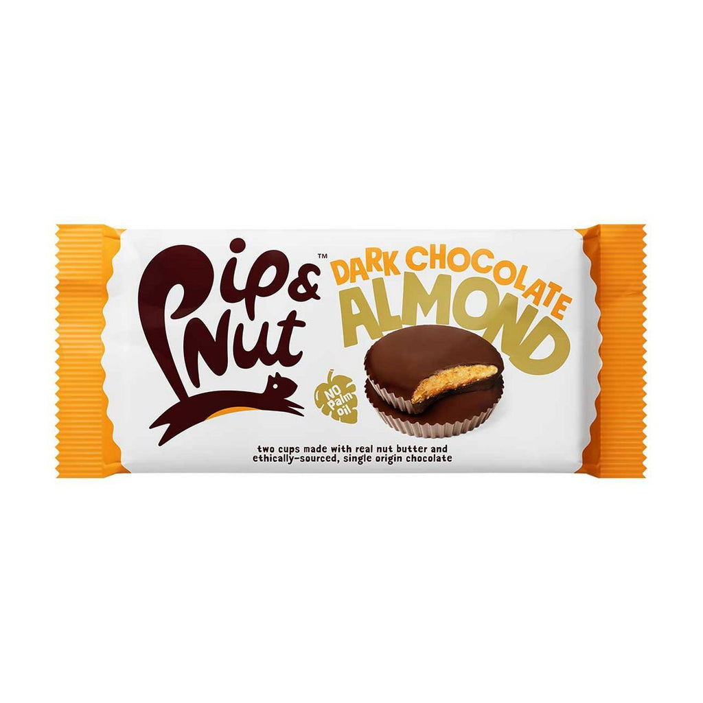 Pip & Nut Dark Chocolate Almond Butter Cups - 34g