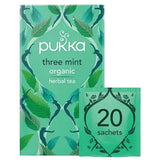 Pukka Herbs Three Mint Organic Herbal Tea - 20 Teabags GOODS Superdrug   