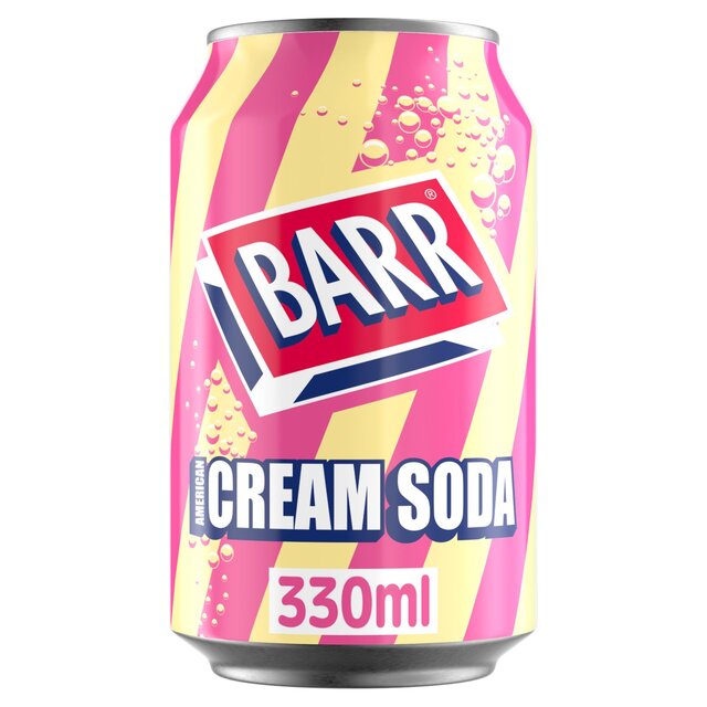 Barr American Cream Soda   24 x 330ml