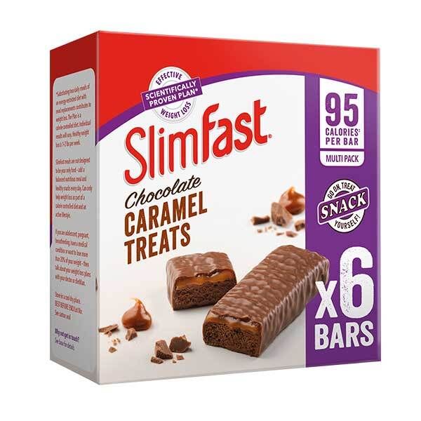 SlimFast Caramel Snack Bar Multipack 6x26g